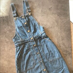 Denim Button-Up Dress